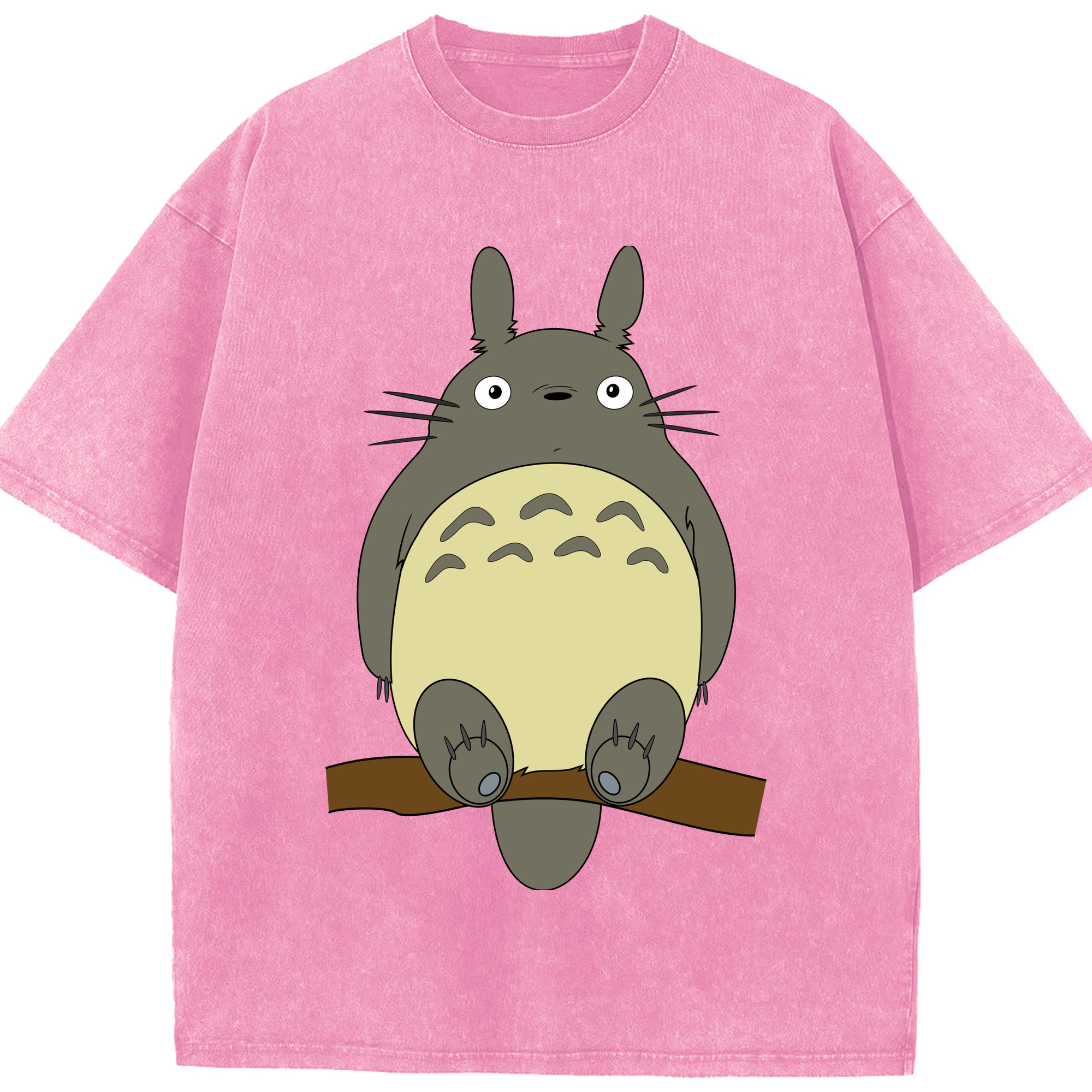（画像用） となりのトトロ 草壁メイ 草壁サツキ My Neighbor Totoro Satsuki Kusakabe Mei Kusakabe 綿100% ヴィンテージ風 半袖Tシャツ（フロントプリント）